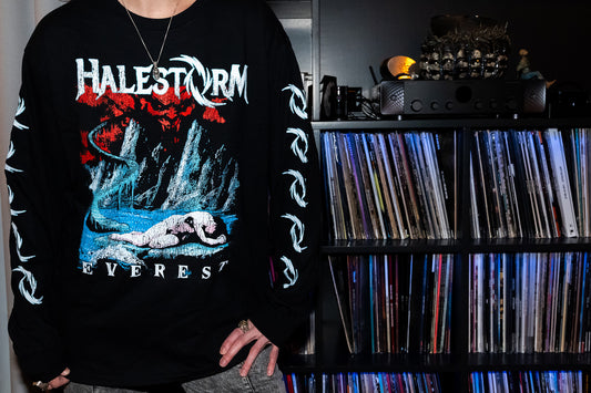 Distressed Everest Black | Longsleeve